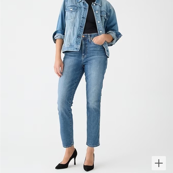 J. Crew Curvy vintage slim-straight jean in Warm Surf wash - Picture 1 of 12